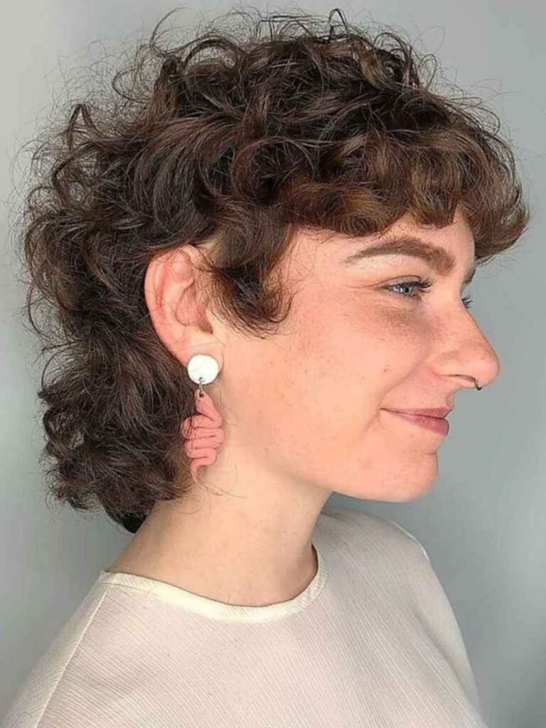 Classic Curly Mullet